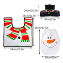 White Snowman Christmas Bathroom Decor | 3pc Party & Fun Iconix