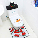 White Snowman Christmas Bathroom Decor | 3pc Party & Fun Iconix