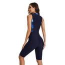 Women's Blue Assortment Sleeveless Swimwear Long Sleeve Swimwear Iconix