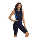 Women's Blue Assortment Sleeveless Swimwear Long Sleeve Swimwear Iconix