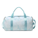 Women’s Blue Marble Wet and Dry Gym Bag Gym Bags Iconix