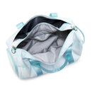 Women’s Blue Marble Wet and Dry Gym Bag Gym Bags Iconix