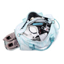 Women’s Blue Marble Wet and Dry Gym Bag Gym Bags Iconix