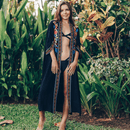 Women's Classic Combination Beach Cover-up Beach Cover Ups Iconix
