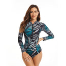 Women's Island Blue Long Sleeve Swimwear Long Sleeve Swimwear Iconix