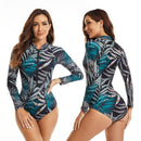 Women's Island Blue Long Sleeve Swimwear Long Sleeve Swimwear Iconix