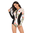 Women's Island Girl Long Sleeve Zip Swimwear Long Sleeve Swimwear Iconix