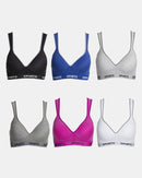 Women’s Pack of 6 Fitness Sports Bras Outdoor Iconix