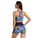 Women's Pineaple Tropics Sleeveless Swimwear Long Sleeve Swimwear Iconix