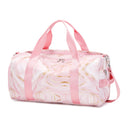 Women’s Pink and Gold Marble Wet and Dry Gym Bag Gym Bags Iconix
