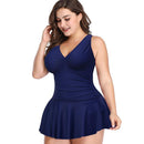 Women’s Plus Size Midnight Blue Boyleg Swimwear Plus Size Swimwear Iconix