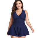 Women’s Plus Size Midnight Blue Boyleg Swimwear plus size swimwear Iconix