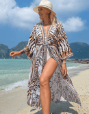 Women's Tiger Print Beach Cover Up Beach Cover Ups Iconix