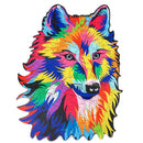 Wooden Animal 169pc Jigsaw Puzzle – Wolf Iconix