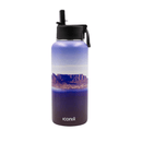 Iconix Table Mountain Cityscape Stainless Steel Hot and Cold Flask - Straw Lid