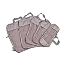 Iconix Premium 5 Piece Travel Organizers with Breathable Mesh