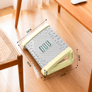 Adjustable under desk massage footrest