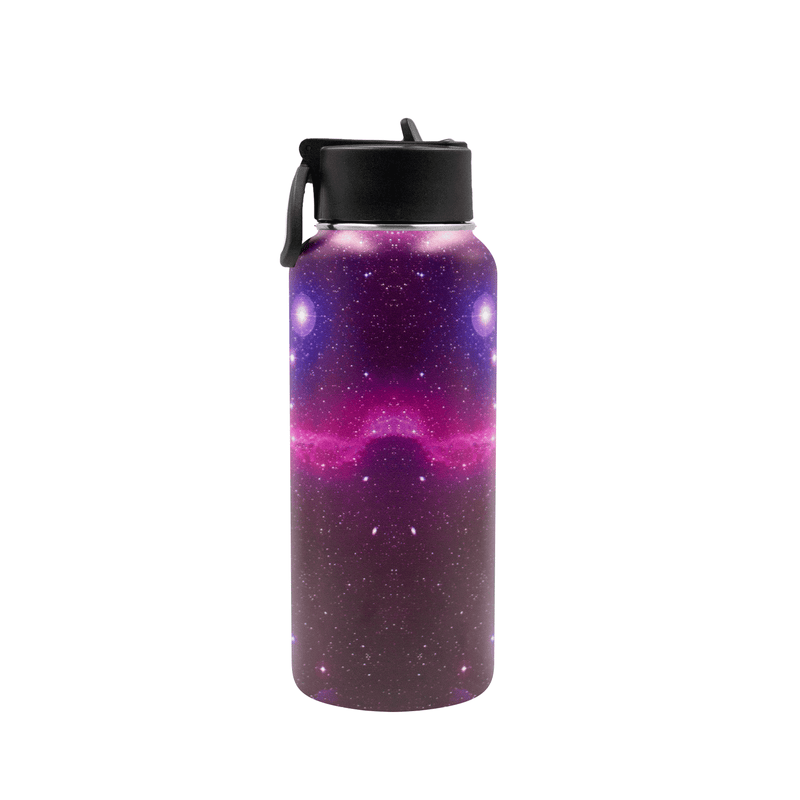 Iconix Purple Midnight Stainless Steel Hot and Cold Flask - Straw Lid