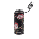Iconix Protea Beauty Stainless Steel Hot and Cold Flask - Stainless Steel Lid