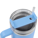 1.2L Stainless Steel Thermo Travel Flask with handle - Light Blue