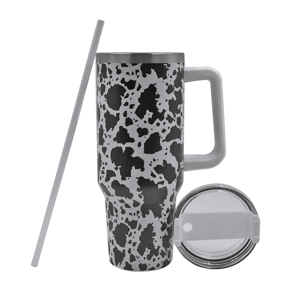 1.2L Stainless Steel Thermo Travel Flask with handle - Cheeky Cow