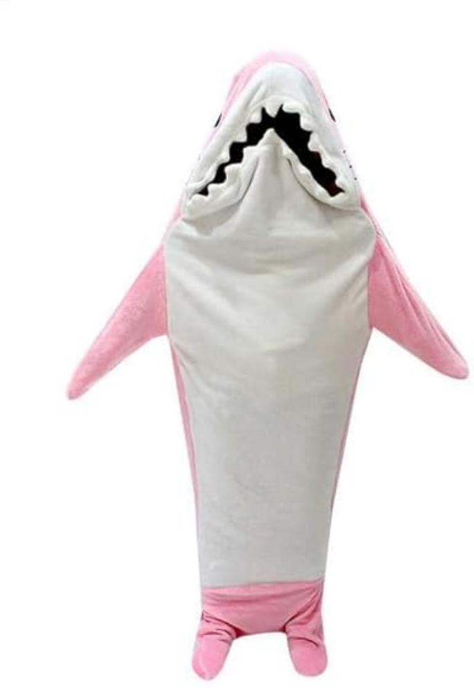 Kids Fluffy Shark Sleeping Bag