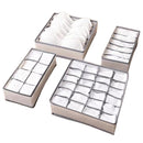 4 Piece Drawer Storage Organiser Set
