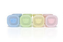 8 Piece Silicone Baby Food Storage Container Set with Tray - Multi Colour