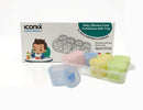 8 Piece Silicone Baby Food Storage Container Set with Tray - Multi Colour