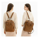 Ladies PU leather Anti-Theft Backpack Professional - F9078