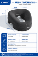 Beauty Face Pillow – Ergonomic Memory Foam Face Support Cushion