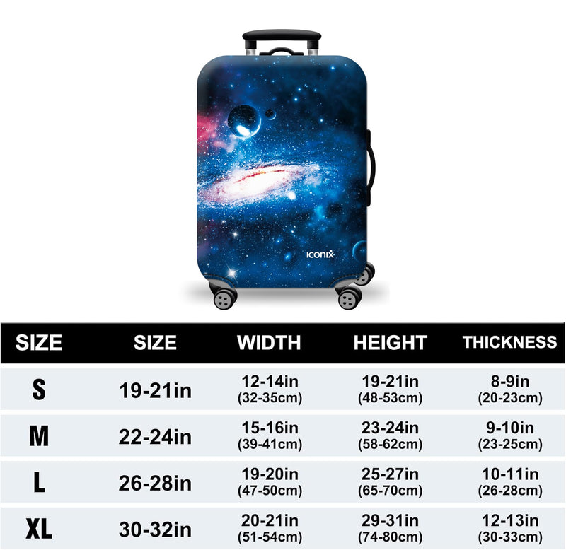 Printed Luggage Protector - Beyond the Galaxy