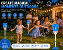 Kids Bubble Torch Machine with Lights & Rechargeable Battery - Blue