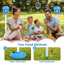 Kids Bubble Torch Machine with Lights & Rechargeable Battery - Blue
