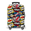 Printed Luggage Protector Cover - Comic Clash