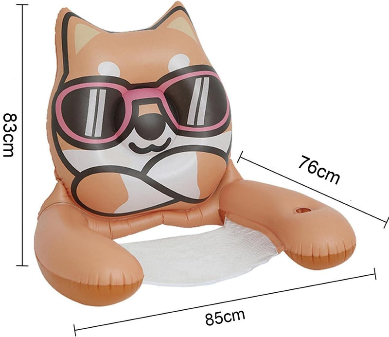 Cool Dog Inflatable Pool Float and Lounger