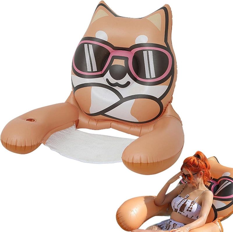 Cool Dog Inflatable Pool Float and Lounger