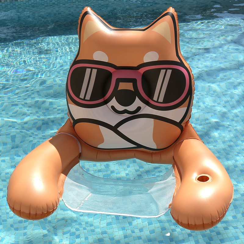 Cool Dog Inflatable Pool Float and Lounger