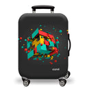 Printed Luggage Protector Cover - Cubex Flux