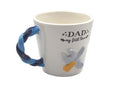 "Dad, My First Love” Ceramic Mug with Tool-Themed Design