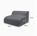 Ergonomic 3-Tier Under-Desk Elevation Footrest for back support