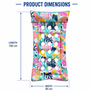 Extra Large Inflatable Pool Float Mattress with Pillow - Summer Vibes