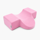 Iconix Ergonomic Eyelash Extension Pillow with Tool Pockets – Pink