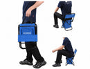 Foldable Cooler Chair for Camping, Fishing & Outdoor - Blue