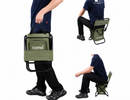Foldable Cooler Chair for Camping, Fishing & Outdoor - Green