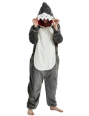 Adult Shark Onesie with Hood, Fin and Tail