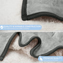 Animal Fluffy Fleece Unisex Hooded Blankets - Grey Sloth