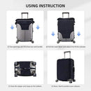 Printed Luggage Protector Cover - Scenic Window Travel