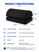 Iconix Ergonomic Adjustable Footrest Pillow with High-density foam support