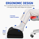 Iconix Ergonomic Adjustable Footrest Pillow with High-density foam support